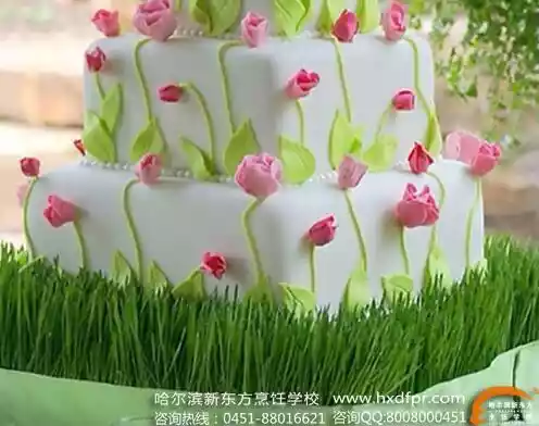 哈尔滨新东方烹饪告诉你翻糖蛋糕为什么这么火（为什么翻糖蛋糕贵）-第3张