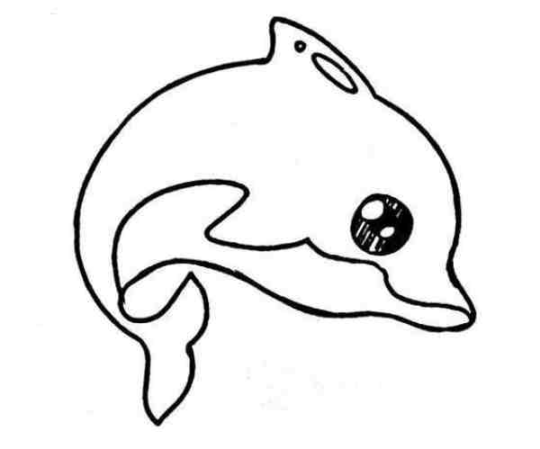卡通海豚简笔画（海豚简笔画的画法）-第3张
