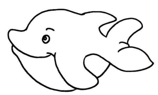 卡通海豚简笔画（海豚简笔画的画法）-第7张