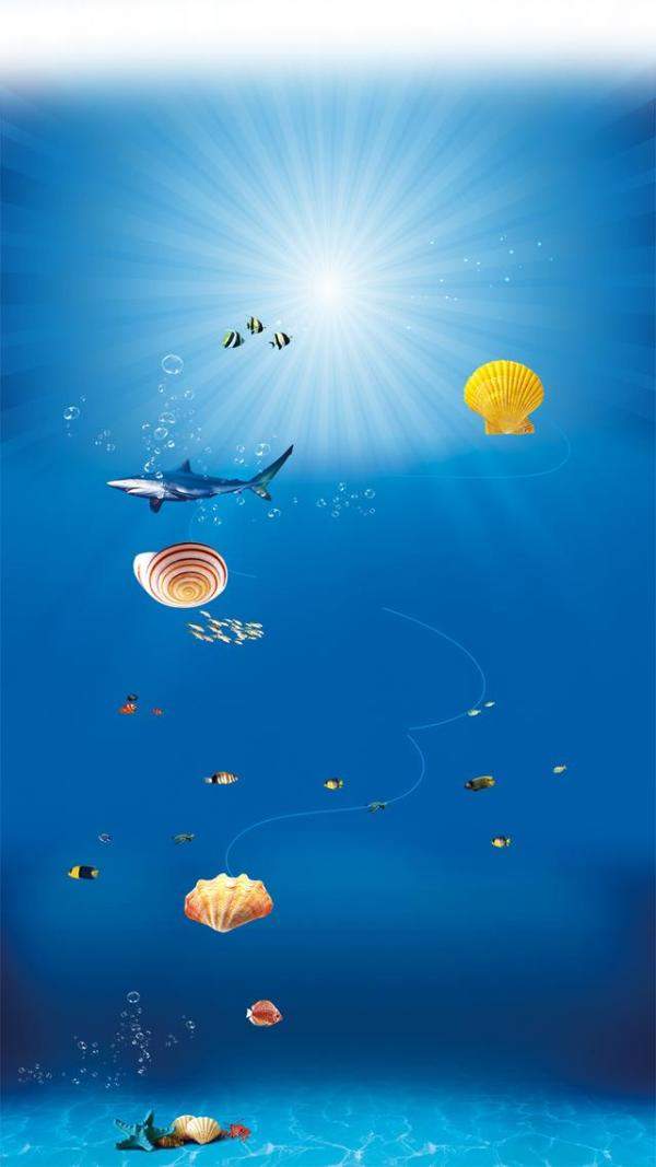 美妙绝伦的海底世界手机壁纸（壁纸超清全面屏海底世界）-第5张