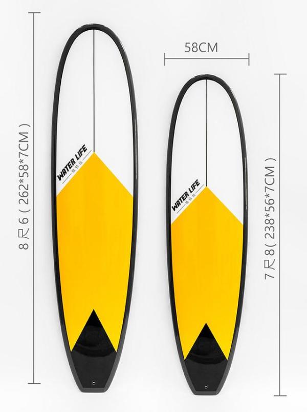如何选购适合自己的冲浪板尺寸，冲浪板形状有哪几种-第2张