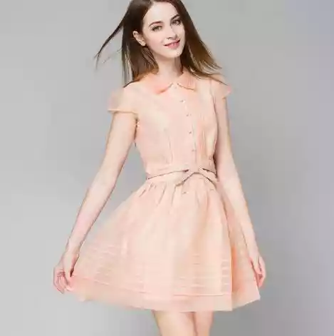 情怀的粉色裙装（文艺优雅的裙装）-第4张