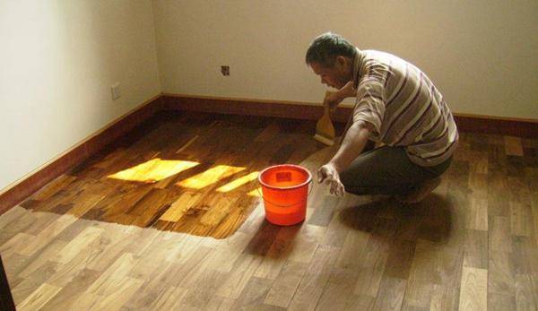旧木地板翻新照这个步骤刷漆，木地板旧了用什么方法可以翻新-第3张