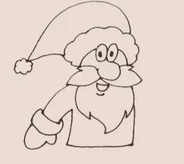 绘画教程-送礼物的圣诞老人（圣诞老人的画法简单又可爱）-第6张
