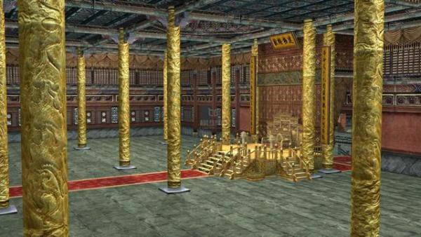 故宫金銮殿内的物品很有讲究，故宫里的黄金殿是什么样子的-第4张