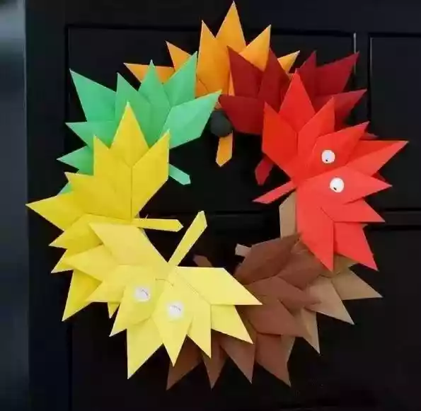 5款幼儿园秋季手工作业（适合大班小朋友学习的折纸）-第9张