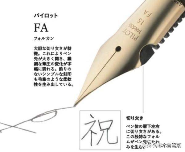 日本万年笔的骄傲，钢笔各大品牌笔尖特点-第8张