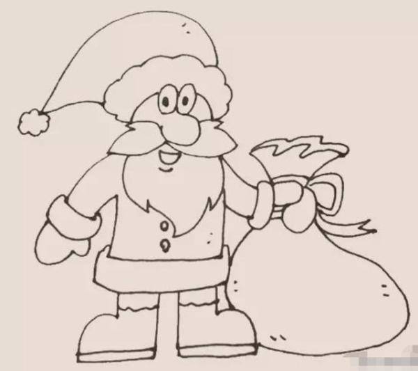 绘画教程-送礼物的圣诞老人（圣诞老人的画法简单又可爱）-第9张