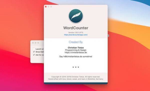 WordCounterformac（苹果电脑文本编辑字数统计）-第1张