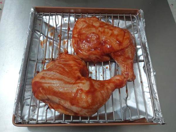 烤箱版奥尔良烤鸡腿，烤箱怎么做奥尔良烤鸡好吃又简单-第5张
