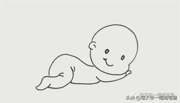 婴儿的画法（刚出生的婴儿画法）-第4张