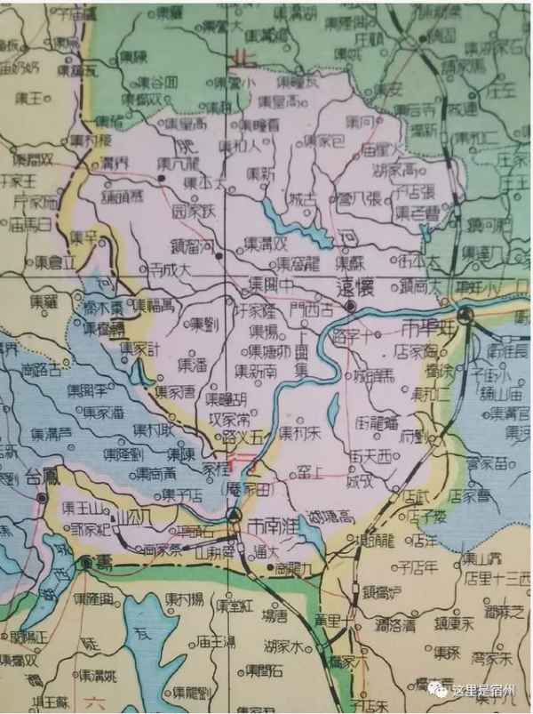 1951年宿县专区高清地图（宿松县地图全览）-第9张