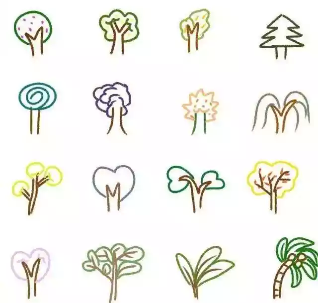 画植物的100种方法（怎样画花草植物简笔画）-第16张