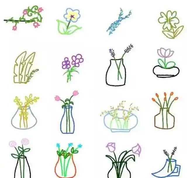 画植物的100种方法（怎样画花草植物简笔画）-第15张