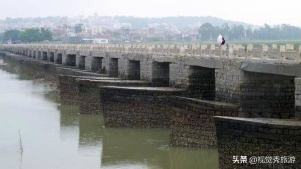现存最早跨海梁式大石桥，古代铁索桥建造-第4张