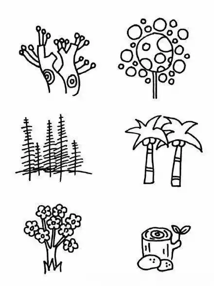 画植物的100种方法（怎样画花草植物简笔画）-第4张
