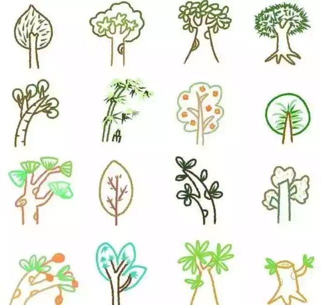 画植物的100种方法（怎样画花草植物简笔画）-第12张