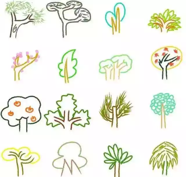 画植物的100种方法（怎样画花草植物简笔画）-第10张