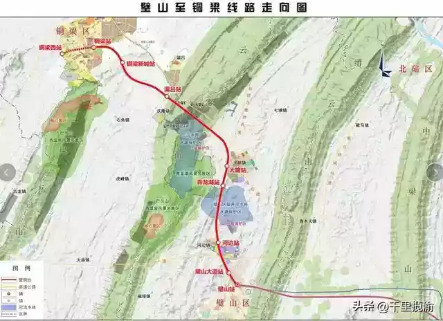 重庆市郊铁路璧铜线预计2025通车（璧山铜梁轻轨线工期）-第1张