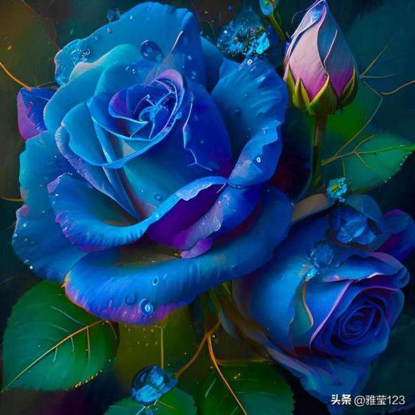 蓝玫瑰，蓝玫瑰花语与含义-第2张