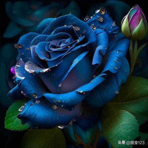 蓝玫瑰，蓝玫瑰花语与含义-第4张