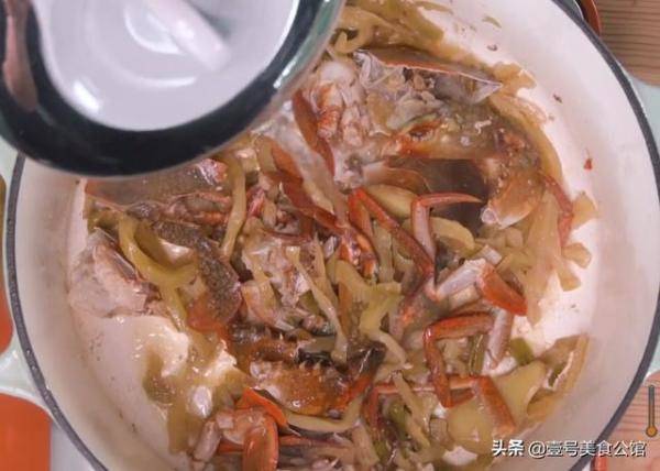 咸鲜口感的美味汤羹，青菜螃蟹汤家常做法-第7张