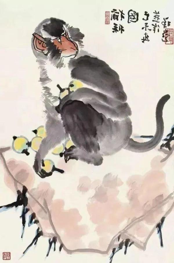 李苦禅笔下的猴子，李苦禅的故事简短-第4张