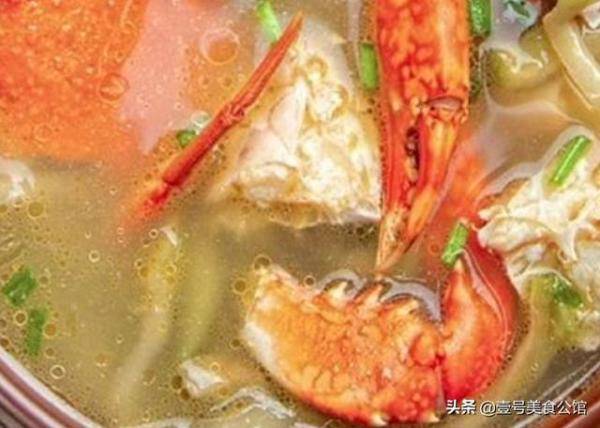 咸鲜口感的美味汤羹，青菜螃蟹汤家常做法-第3张