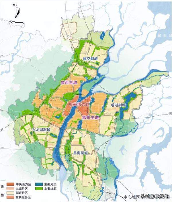 南昌市将建1个核心城区，南昌市新建区规划图最新版-第3张