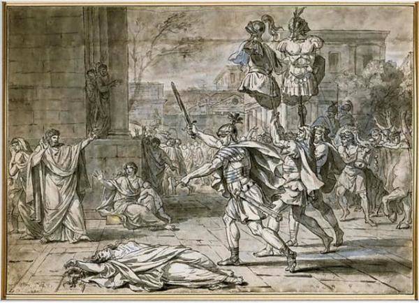 马拉之死之外的大卫，大卫的苏格拉底之死-第16张