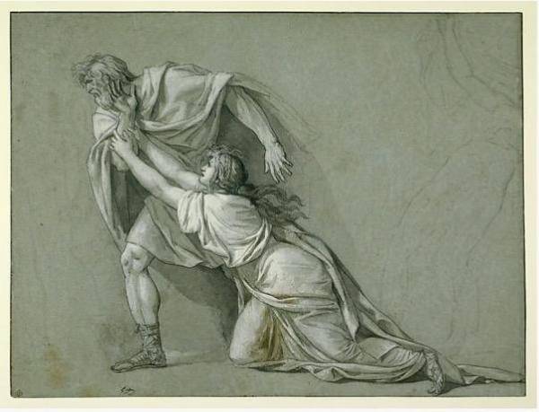 马拉之死之外的大卫，大卫的苏格拉底之死-第29张