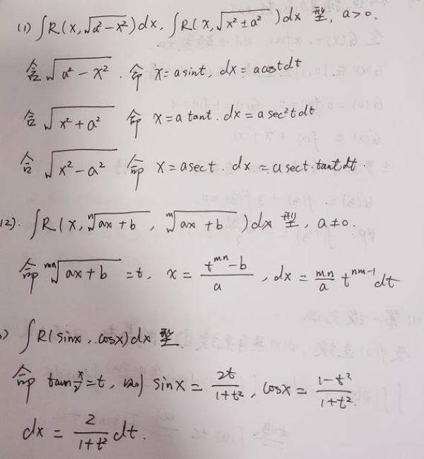 高等数学之不定积分的计算方法总结，不定积分计算常用方法-第1张